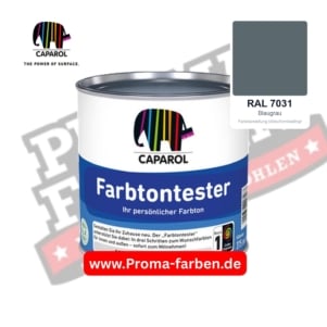 Caparol Farbtontester RAL 7031 Blaugrau