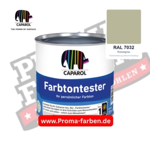 Caparol Farbtontester RAL 7032 Kieselgrau