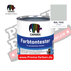 Caparol Farbtontester RAL 7035 Lichtgrau