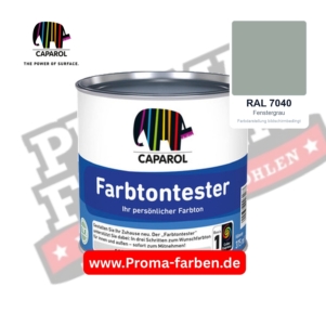 Caparol Farbtontester RAL 7040 Fenstergrau
