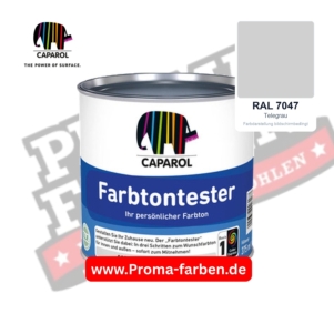 Caparol Farbtontester RAL 7047 Telegrau