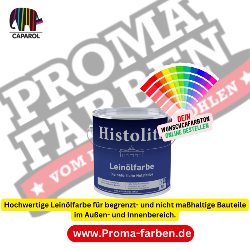 1. Histolith LeinölFarbe 2,20 l Wunschfarbe Kaufen bei Proma farben
