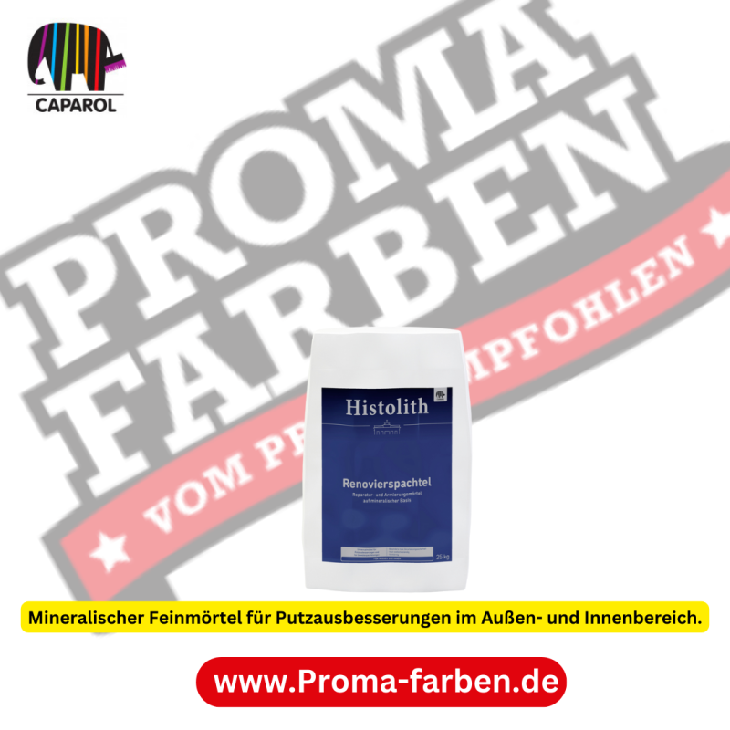 1.Histolith Renovierspachtel 25,00 kg naturweiß Kaufen bei Proma farben