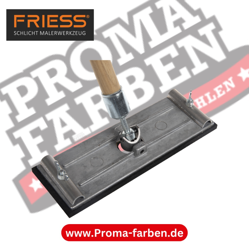 Friess Techno Stielschleifer 235x80mm mit Holzstiel kaufen bei Proma Farben.de Maler Fachhandel & Onlineshop