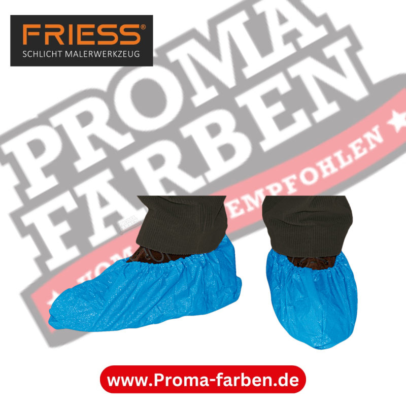 Friess Techno Schuhüberzug 15x41cm blau 100 Stück kaufen bei Proma Farben.de Maler Fachhandel & Onlineshop