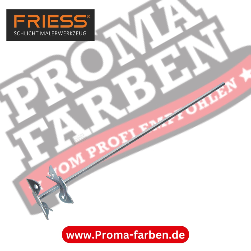Friess Techno Doppelflügel Rührer verzinkt 500x80x8mm Sechskant kaufen bei Proma Farben.de Maler Fachhandel & Onlineshop