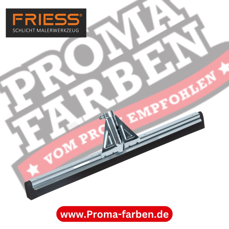 Friess Techno Wasserschieber Gummi schwarz 55cm verstellbar kaufen bei Proma Farben.de Maler Fachhandel & Onlineshop