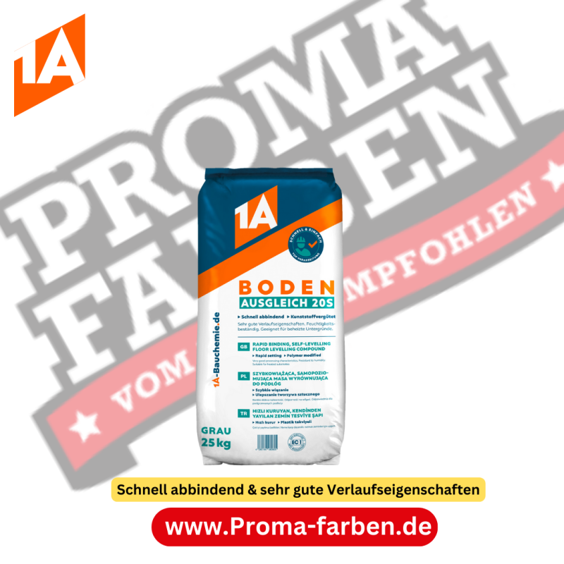 1A BODENAUSGLEICH 20S - kunststoffvergütet Kaufen bei Proma farben