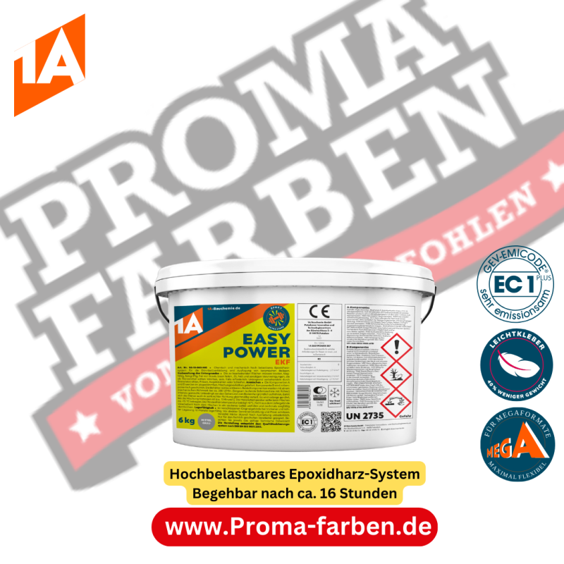 1A EASYPOWER EKF 6kg Epoxidharzkleber und -fugenmörtel Kaufen bei Proma farben