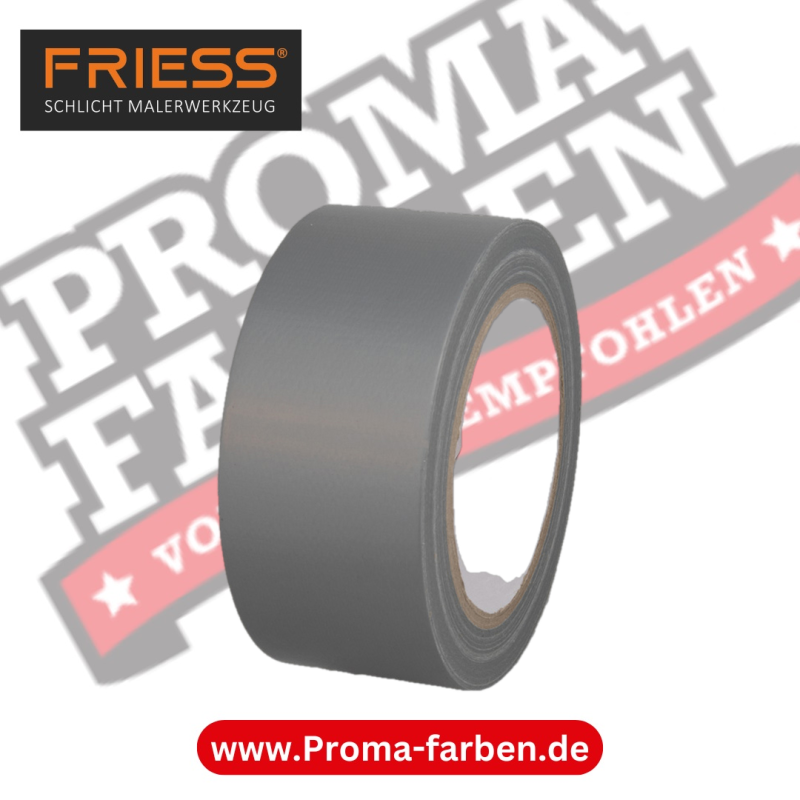 Friess Techno Steinband silber 50mmx25m 200my kaufen bei Proma Farben.de Maler Fachhandel & Onlineshop