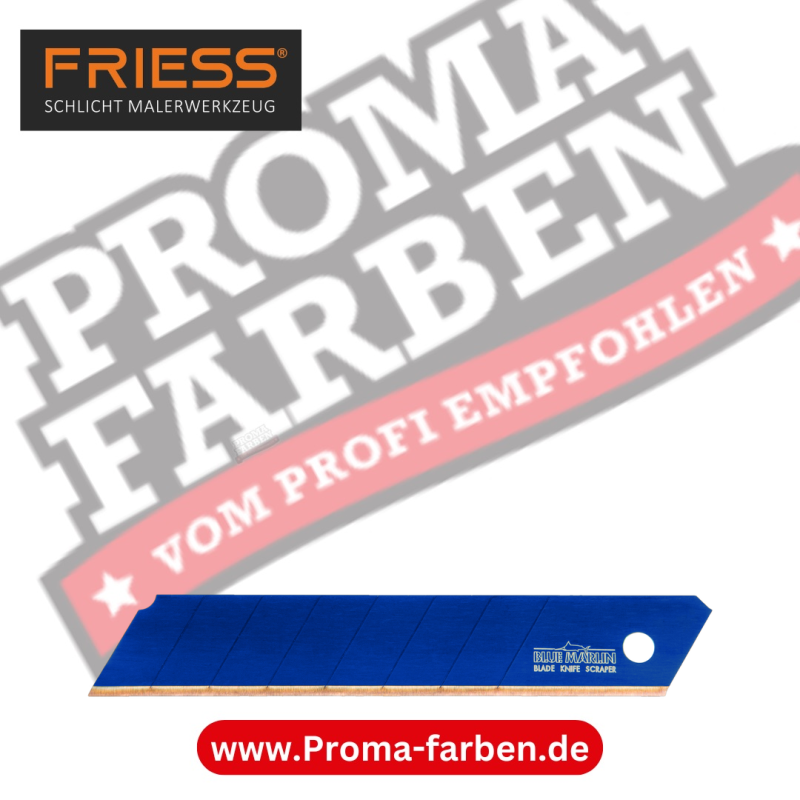 Friess Techno Blue Marlin Abbrechklinge 18mm kaufen bei Proma Farben.de Maler Fachhandel & Onlineshop
