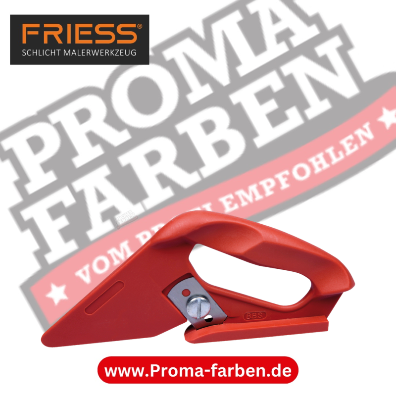 Friess Techno Bodenbelagschneider mit 10 Ersatzklingen rot kaufen bei Proma Farben.de Maler Fachhandel & Onlineshop