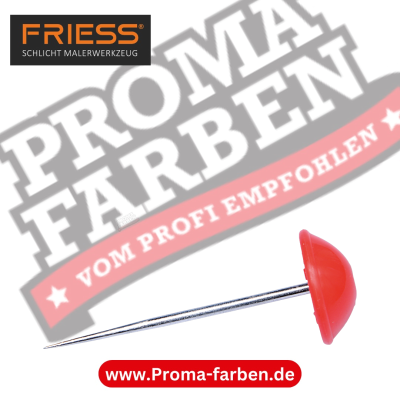 Friess Techno Teppichnadeln Kunststoff 70mm rot kaufen bei Proma Farben.de Maler Fachhandel & Onlineshop