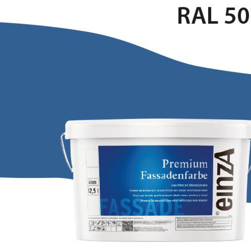 Fassadenfarbe Fernblau RAL 5023