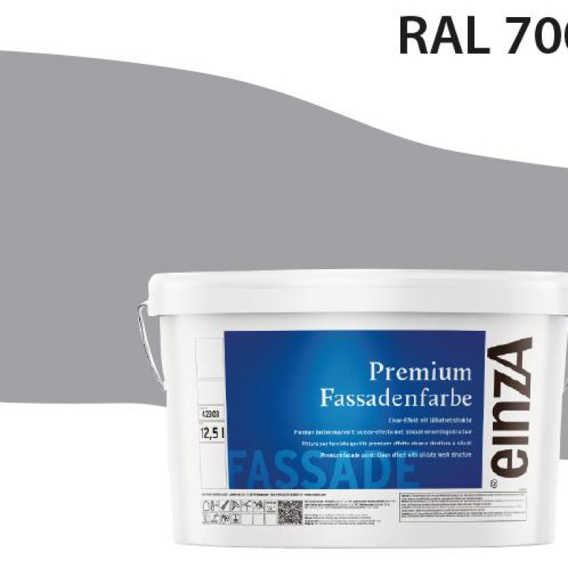 Fassadenfarbe Signalgrau RAL 7004