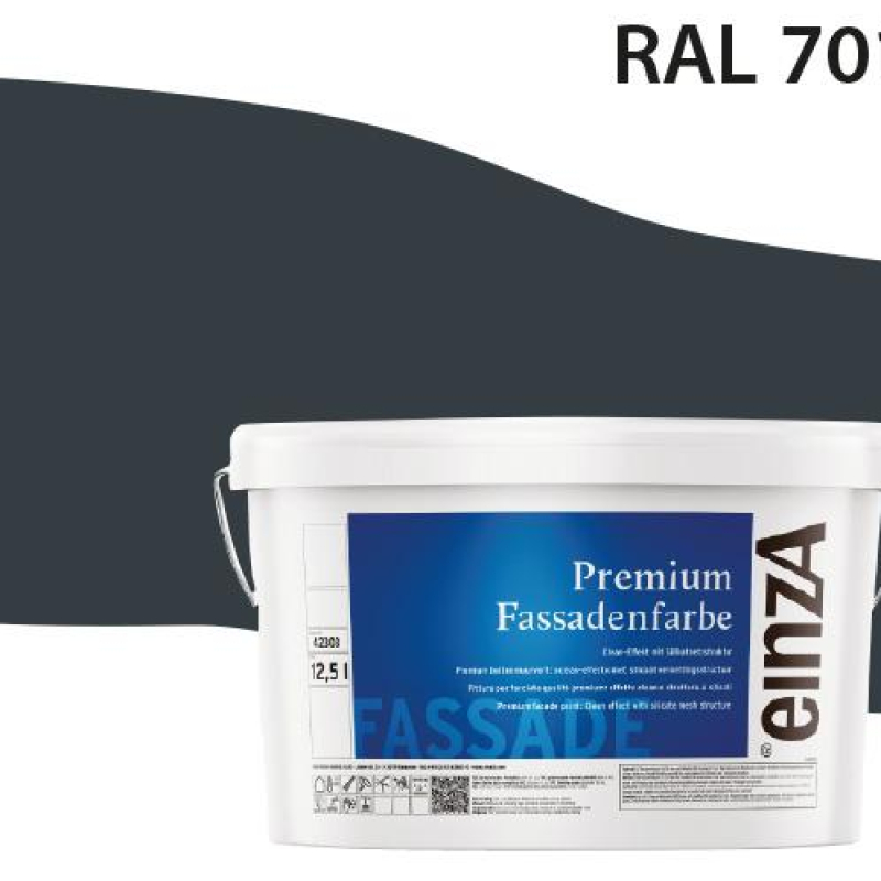 einzA Fassadenfarbe Anthrazit RAL 7016