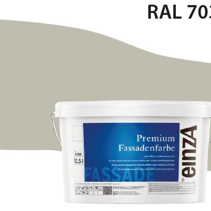 Fassadenfarbe Kieselgrau RAL 7032
