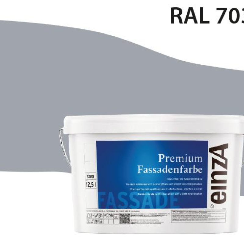 Fassadenfarbe Lichtgrau RAL 7035