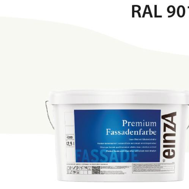 Fassadenfarbe Reinweiß RAL 9010