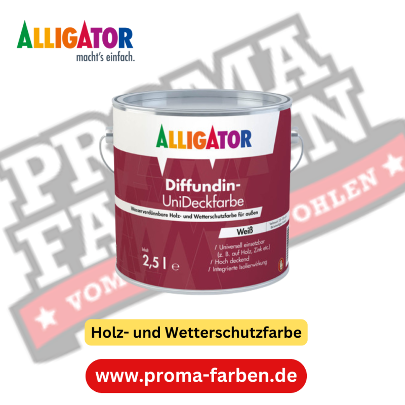 ALLIGATOR Diffundin-UniDeckfarbe 2.5l online bestellen bei ProMa Farben
