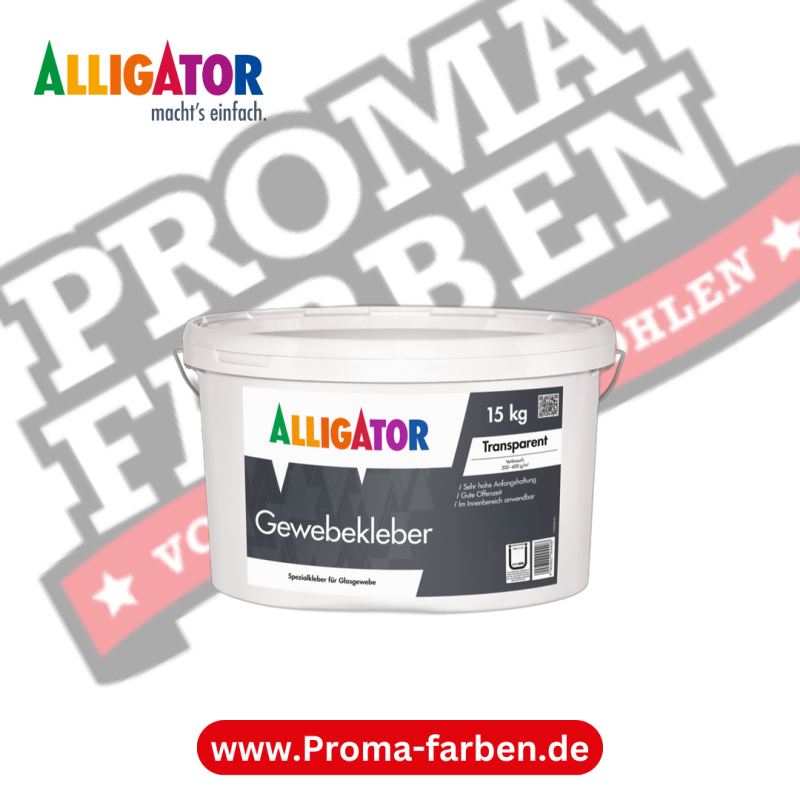 Alligator Gewebekleber kaufen bei Proma Farben.de Maler Fachhandel & Onlineshop