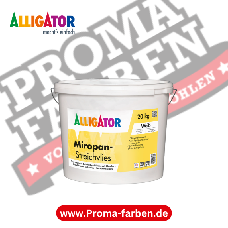 Alligator Miropan-Streichvlies kaufen bei Proma Farben.de Maler Fachhandel & Onlineshop