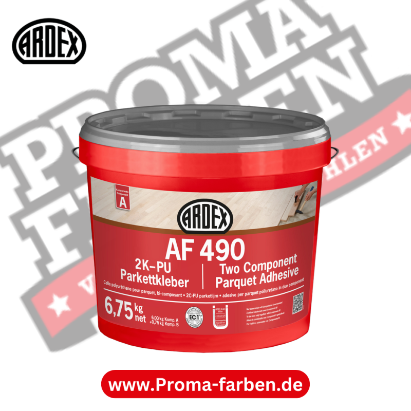 ARDEX AF 490 2K-PU Parkettkleber kaufen bei Proma Farben.de Maler Fachhandel & Onlineshop