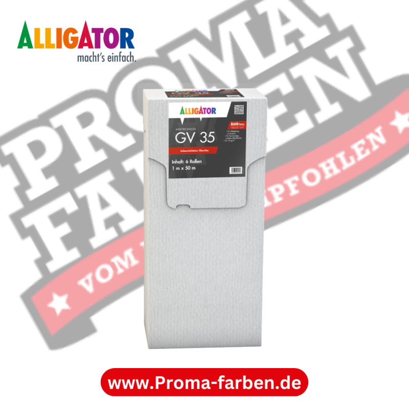 Alligator ALLFAtexx Anstrichvlies GV 35 kaufen bei Proma Farben.de Maler Fachhandel & Onlineshop
