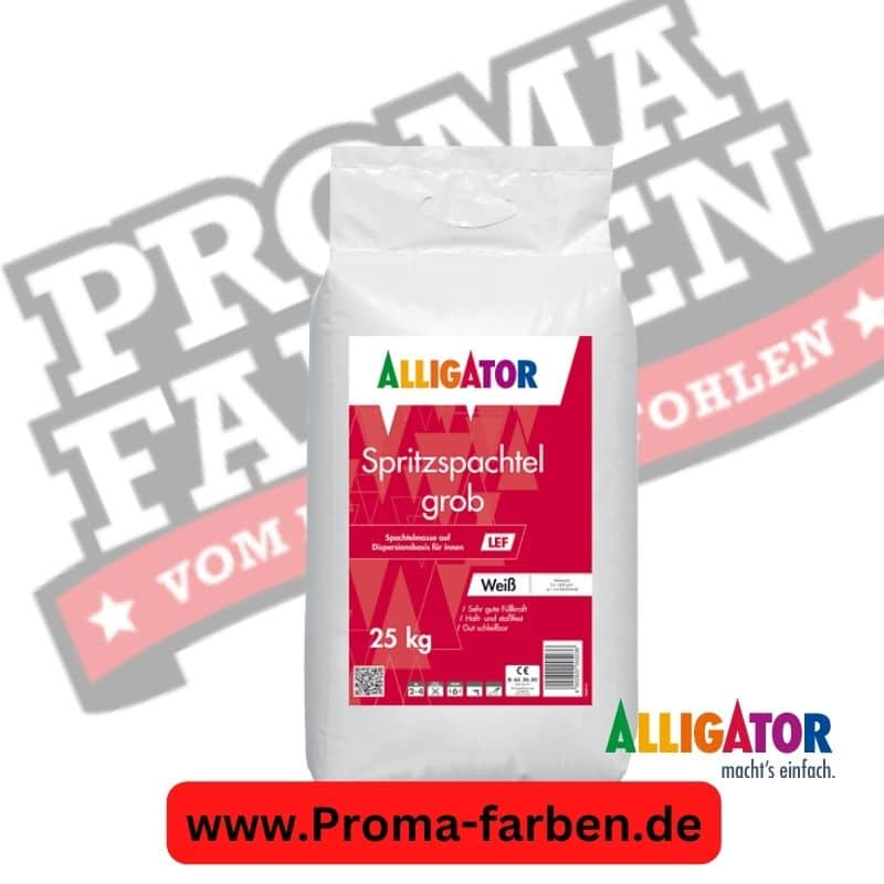 Alligator Alligator SPRITZSPACHTEL GROB LEF 25 KG Kaufen günstig im ProMa Online Shop