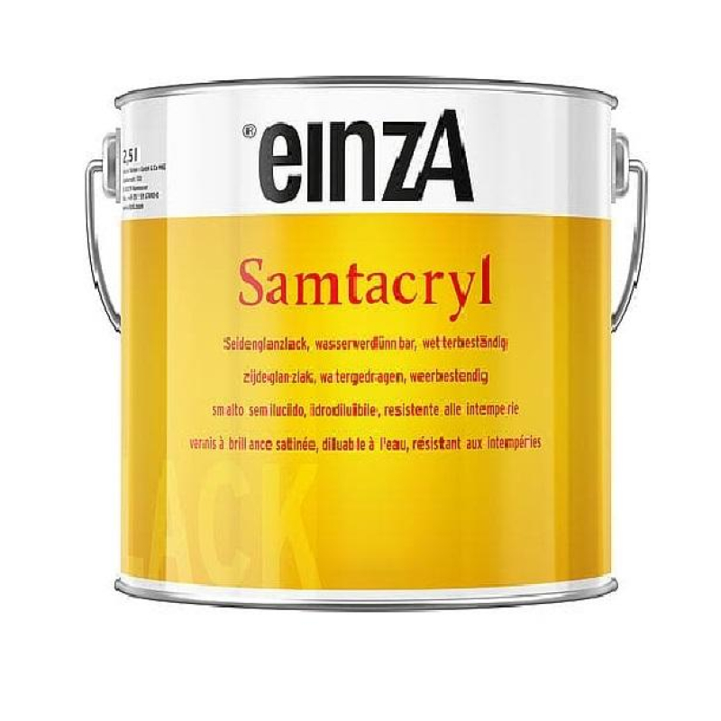 einzA Samtacryl weiß Liter