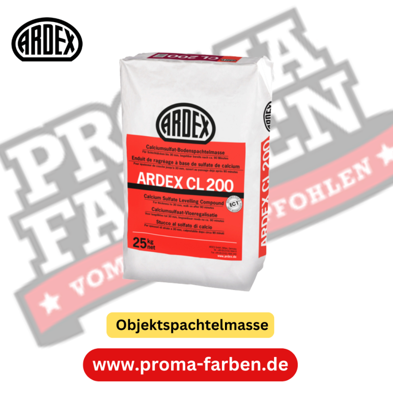 Ardex CL 200 Calciumsulfat Objektspachtelmasse online bestellen bei ProMa Farben