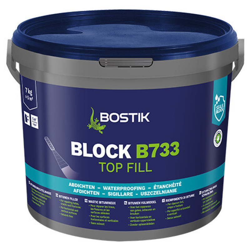 Bostik Block B733 Top Fill Reparatur- & Spachtelmasse auf Bitumenbasis kaufen bei Proma Farben