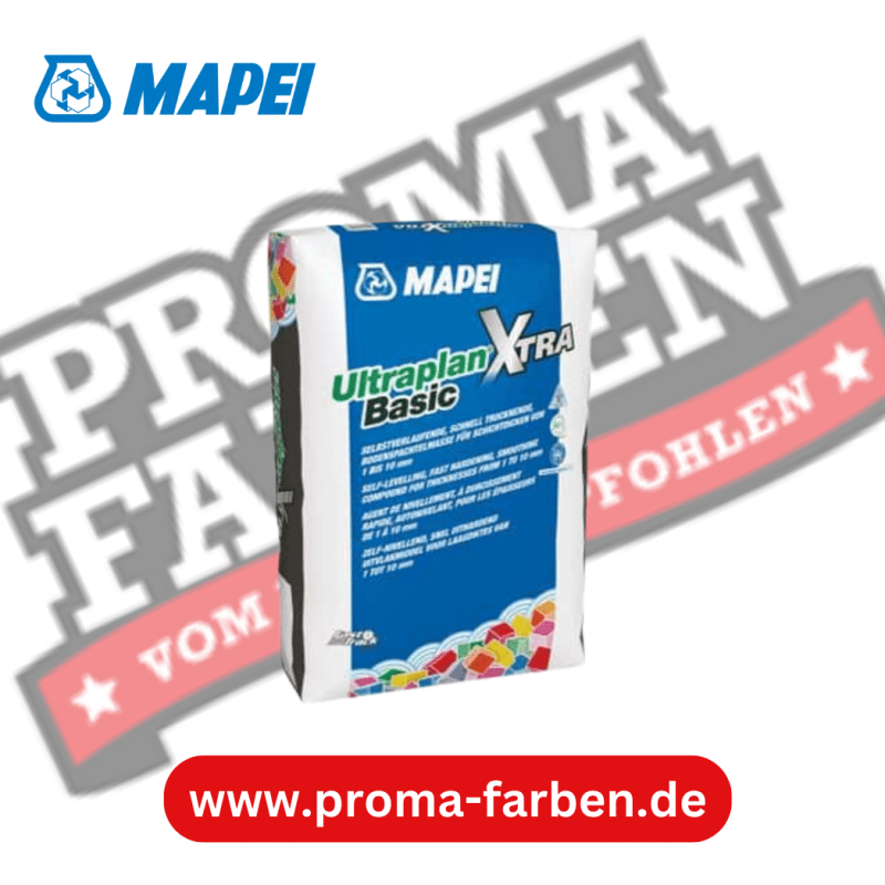 Bodenspachtelmasse Mapei Ultraplan Basic Xtra, 25kg Bodenspachtelmasse Mapei Ultraplan Basic Xtra 25kg online bestellen bei ProMa Farben