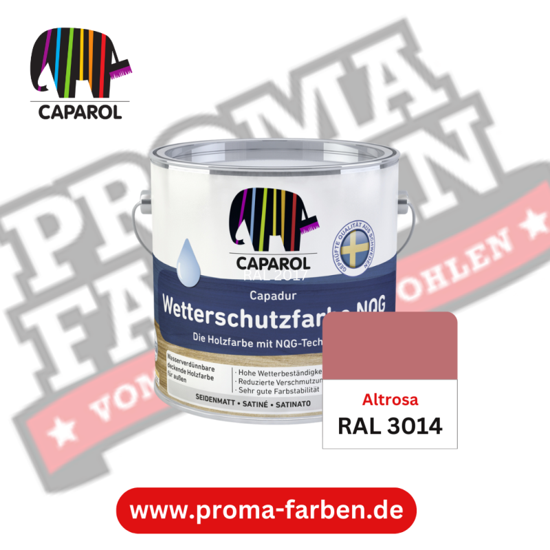 Capadur NQG Wetterschutzfarbe RAL 3014 Altrosa online bestellen bei ProMa Farben
