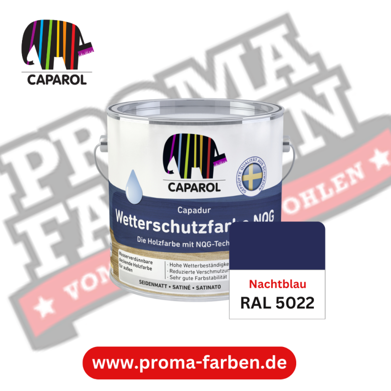 Capadur NQG Wetterschutzfarbe RAL 5022 Nachtblau online bestellen bei ProMa Farben