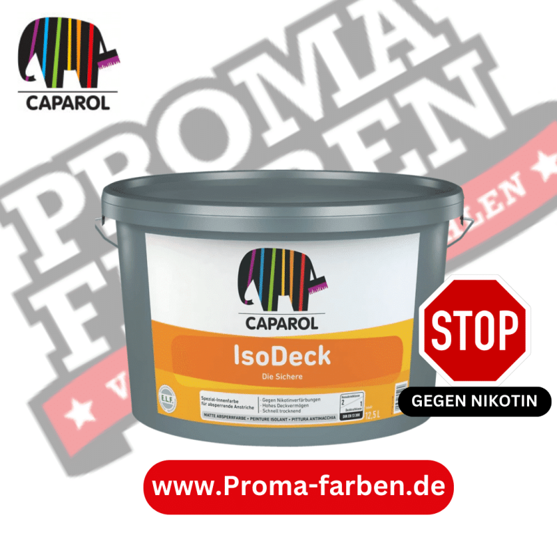 Caparol IsoDeck, die innovative Spezial-Innenfarbe Kaufen bei Proma farben (1)
