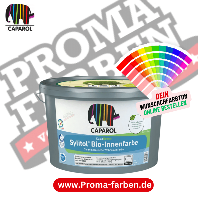Caparol Sylitol Bio-Innenfarbe Wunschfarbton Kaufen bei Proma farben