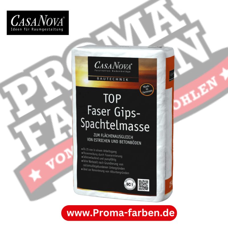 CasaNova TOP Faser-Gipsspachtelmasse CAS16 25kg Kaufen bei Proma farben