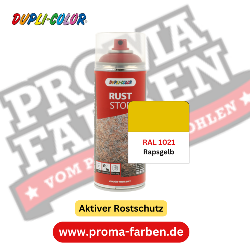 Dupli Color Rust Stop RAL 1021 Rapsgelb online bestellen bei ProMa Farben