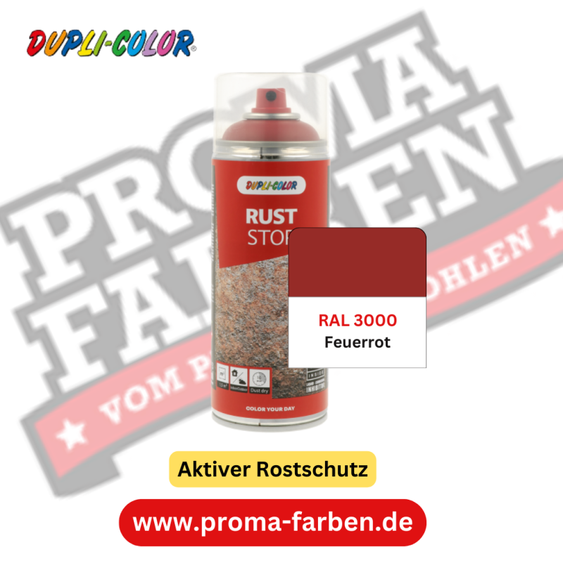 Dupli Color Rust Stop RAL 3000 Feuerrot online bestellen bei ProMa Farben