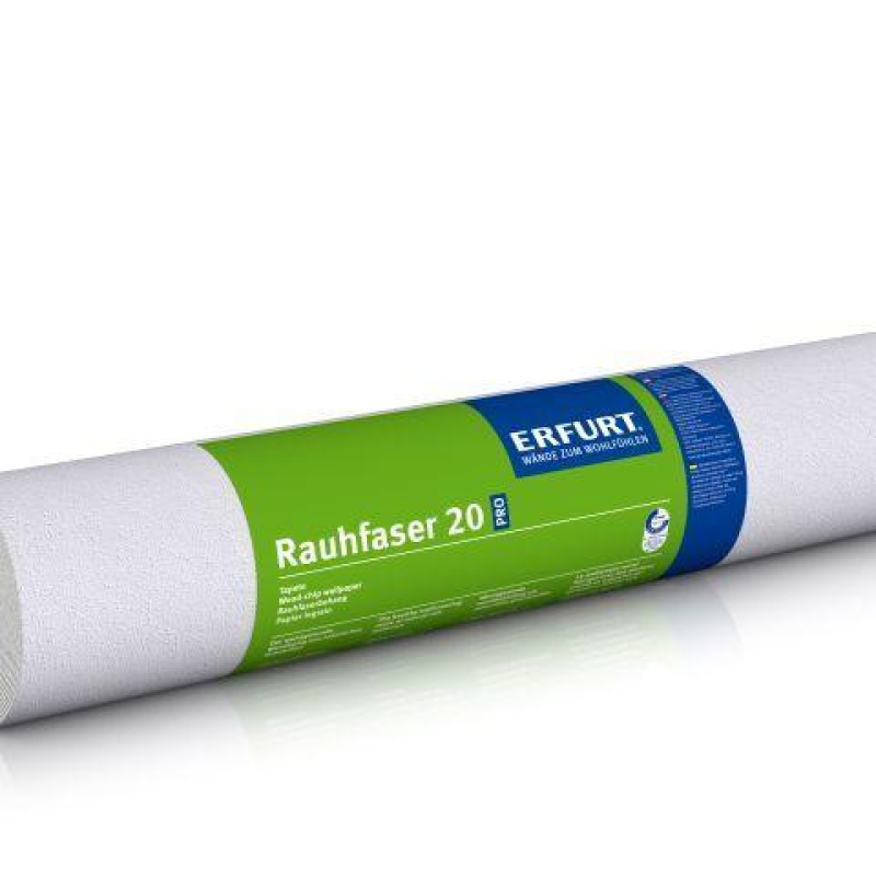 ERFURT Rauhfaser 20 fein weiß