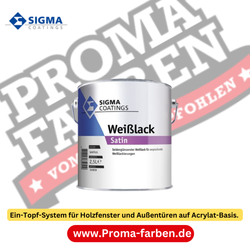 Ein-Topf-System für Holzfenster und Außentüren auf Acrylat-Basis. kaufen bei ProMa farben.de