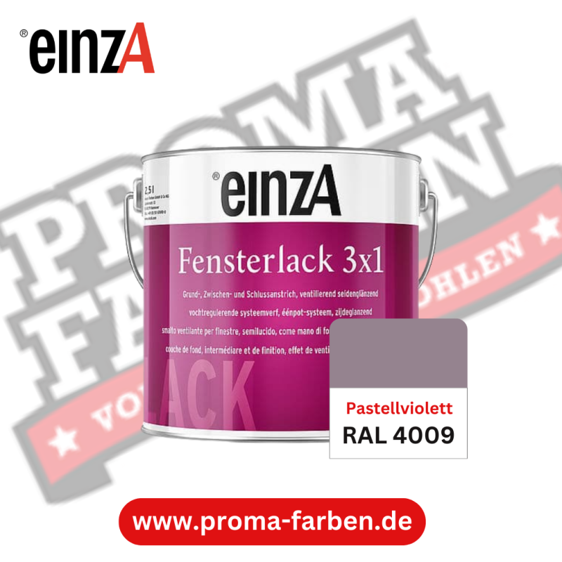 EinzA 3×1 Fensterlack RAL 4009 Pastellviolett online bestellen bei ProMa Farben