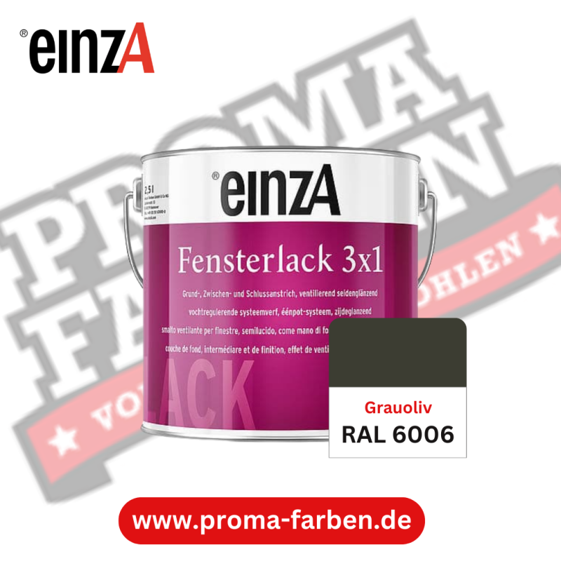 EinzA 3×1 Fensterlack RAL 6006 Grauoliv online bestellen bei ProMa Farben