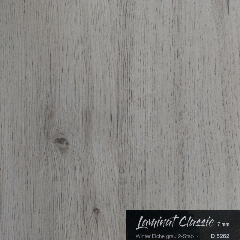 EinzA Laminat Classic 7mm Winter Eiche grau 2-Stab