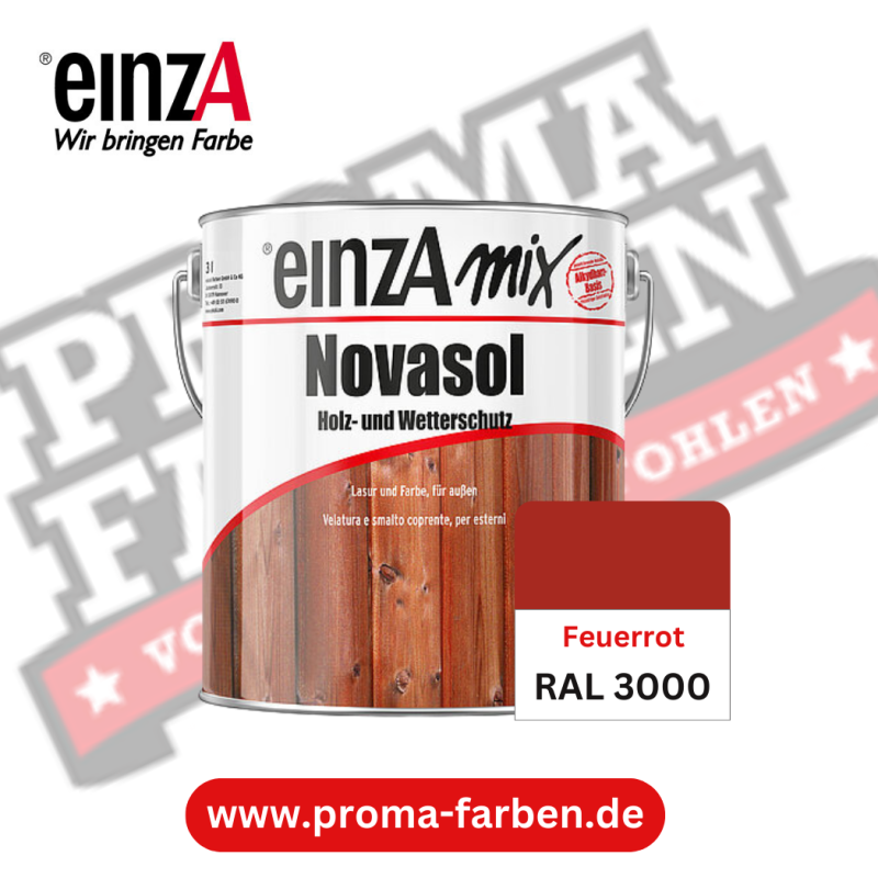 EinzA Mix Novasol RAL 3000 Feuerrot online bestellen bei ProMa Farben