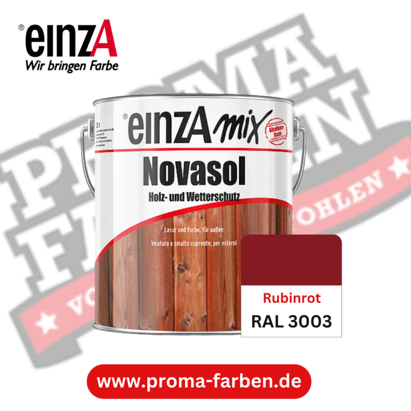 EinzA Mix Novasol RAL 3003 Rubinrot online bestellen bei ProMa Farben