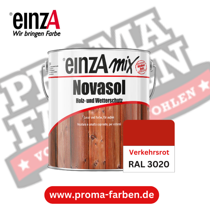 EinzA Mix Novasol RAL 3020 Verkehrsrot online bestellen bei ProMa Farben