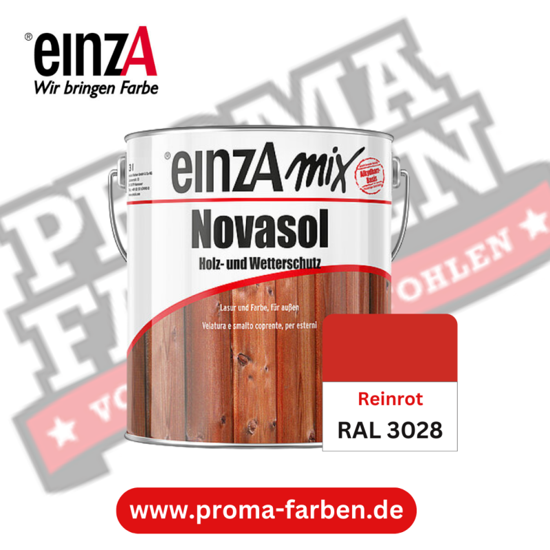EinzA Novasol RAL 3028 Reinrot online bestellen bei ProMa Farben