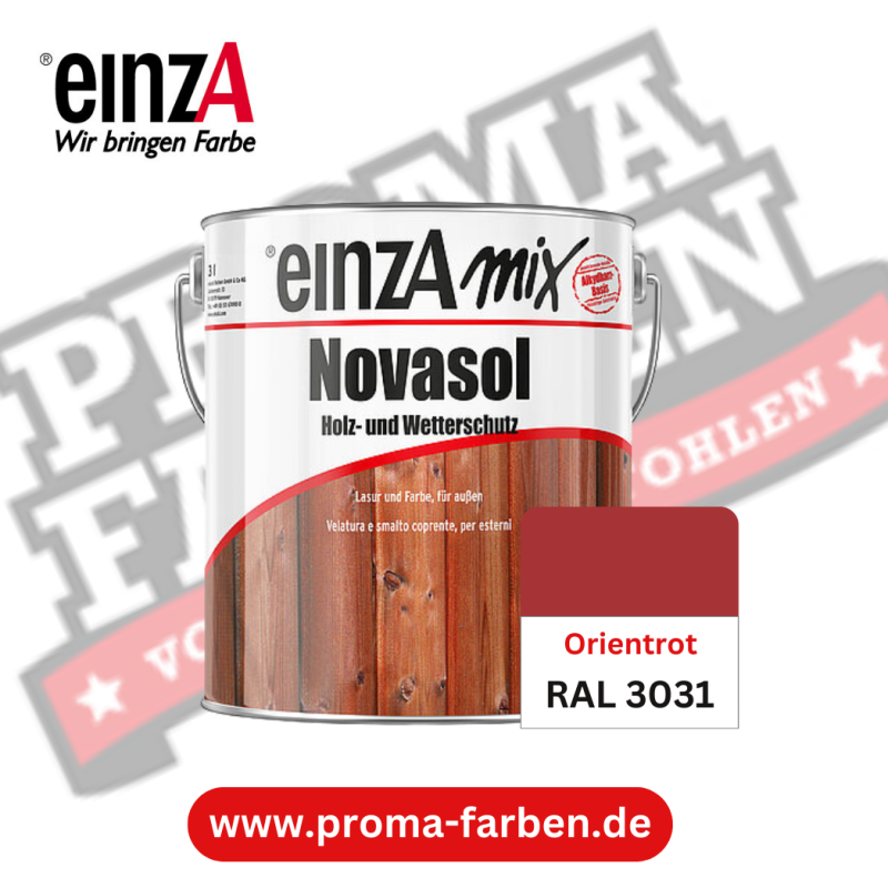 EinzA Mix Novasol RAL 3031 Orientrot online bestellen bei ProMa Farben